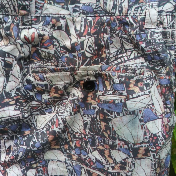 3.1 Phillip Lim Men`s Runway Printed Pants Shorts - Picture 6 of 7